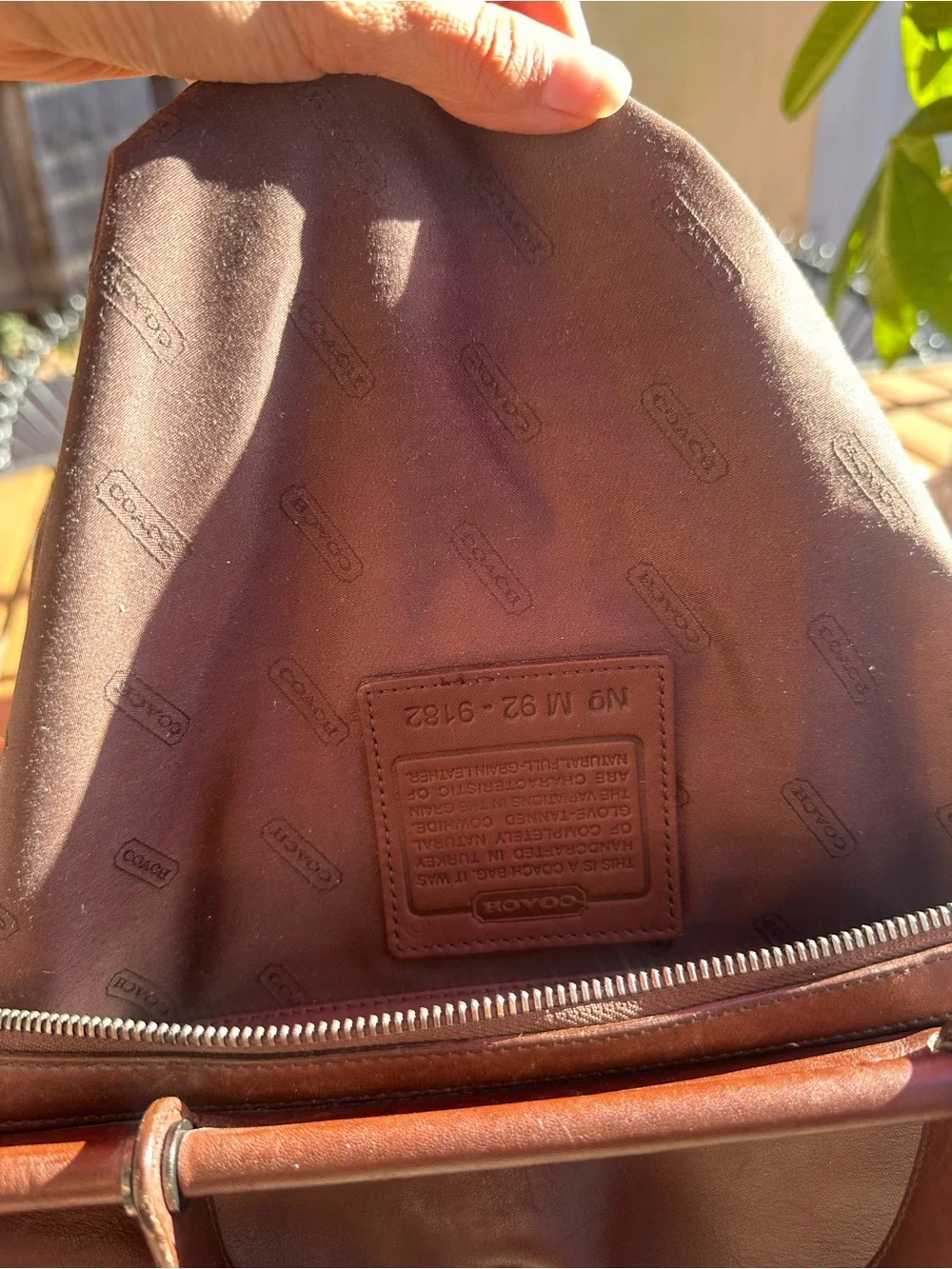 Vintage Coach Whitney Satchel